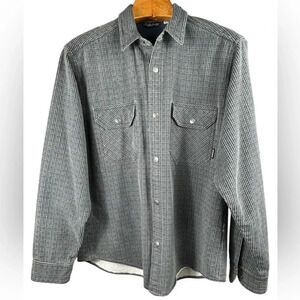 Billabong Shacket Jacket Shirt, Large, plaid Streetwear Grunge Layer Warm Comfy